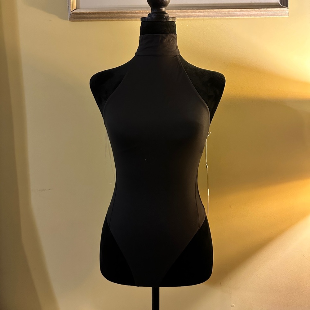Mock-Neck Bodysuit